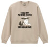 Bluza printata-I Had My Patience Tested, Unisex