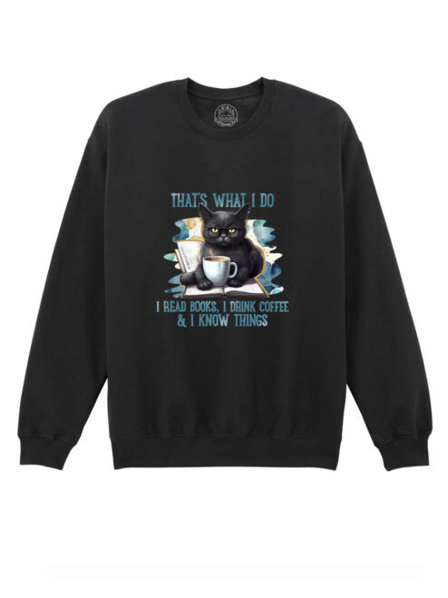 Bluza printata-I Know Things, Unisex