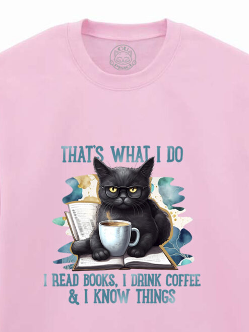 Bluza printata-I Know Things, Unisex