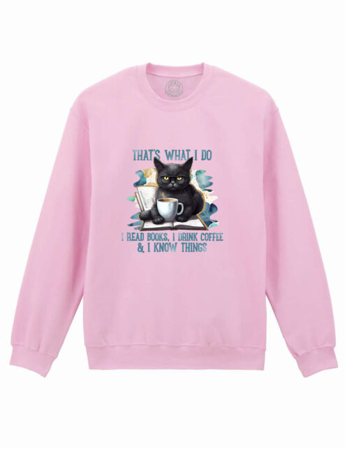 Bluza printata-I Know Things, Unisex