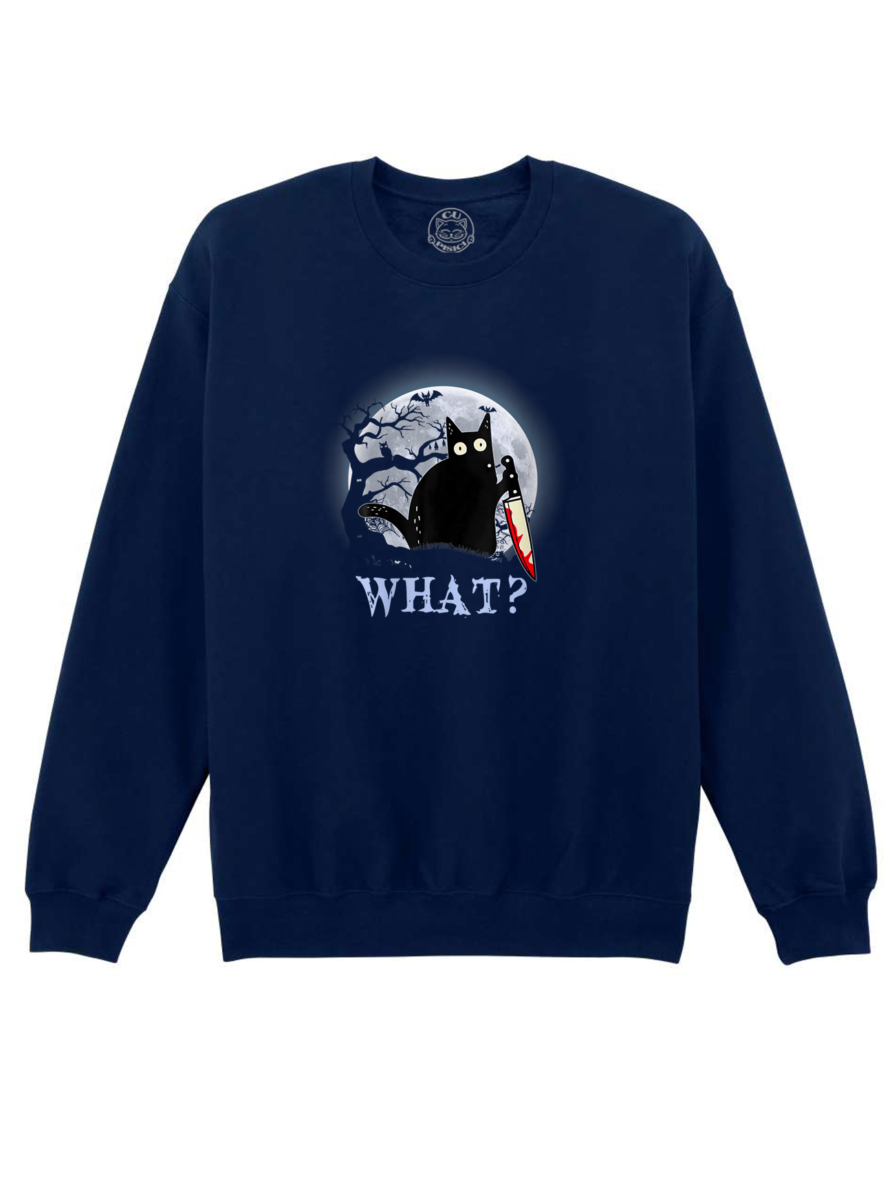 Bluza printata-Killer Cat, Unisex