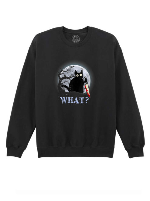 Bluza printata-Killer Cat, Unisex