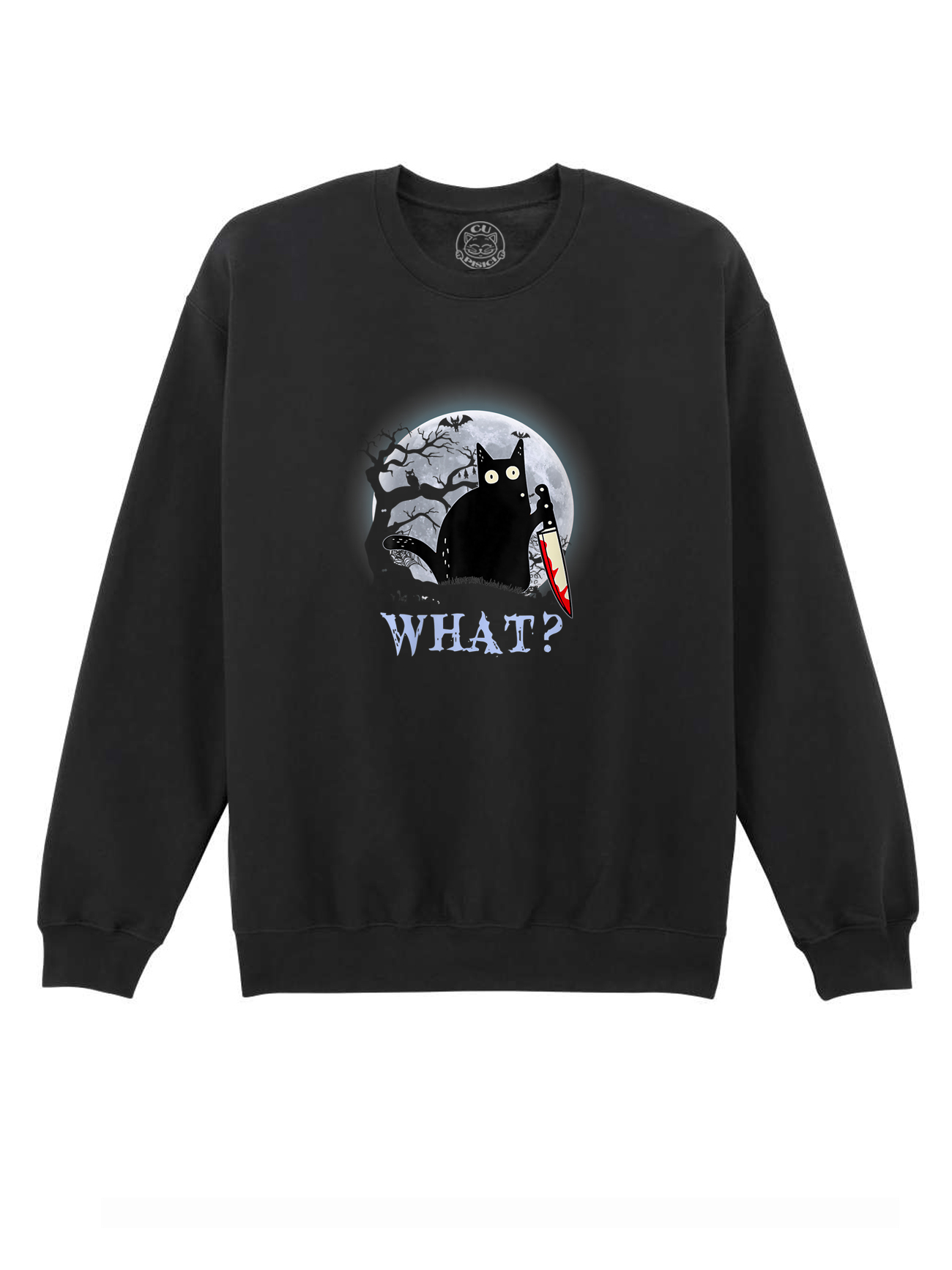 Bluza printata-Killer Cat, Unisex