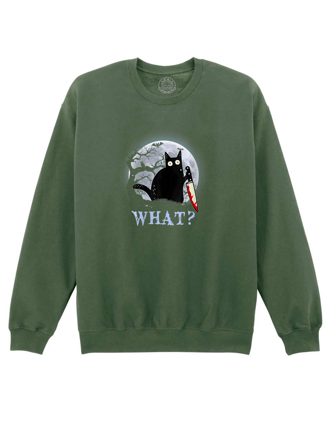 Bluza printata-Killer Cat, Unisex