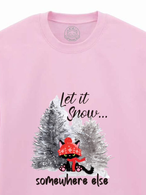 Bluza printata-Let it Snow…, Unisex