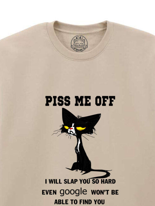 Bluza printata-Piss Me Off, Unisex