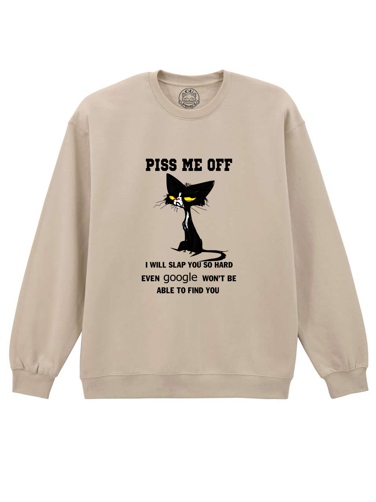 Bluza printata-Piss Me Off, Unisex
