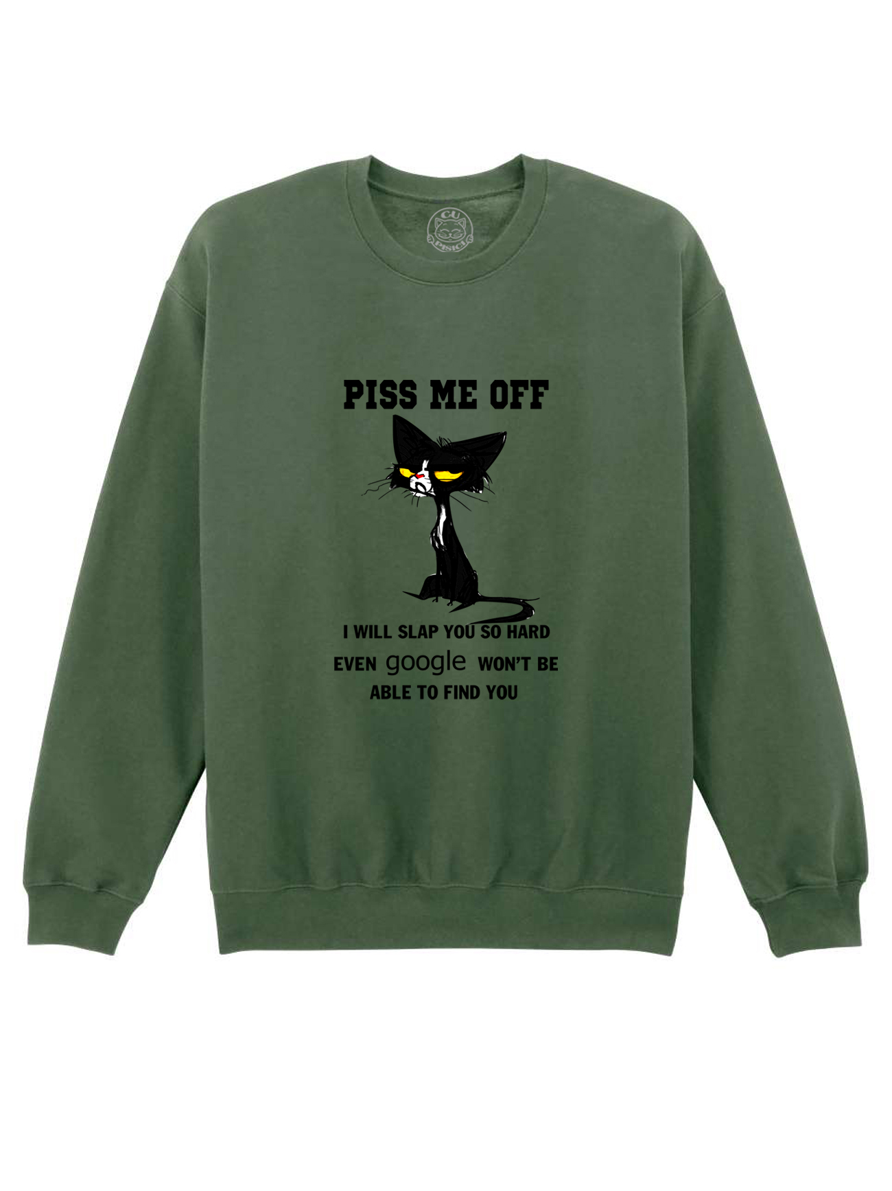 Bluza printata-Piss Me Off, Unisex