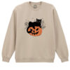 Bluza printata-Pumpkin Cat, Unisex