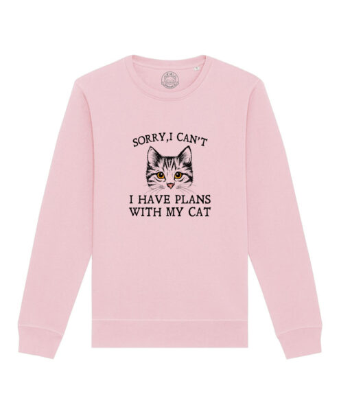 Bluza Premium-I Have Plans With My Cat, Unisex