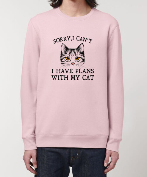 Bluza Premium-I Have Plans With My Cat, Unisex