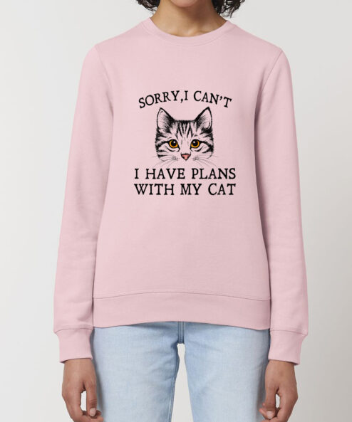 Bluza Premium-I Have Plans With My Cat, Unisex