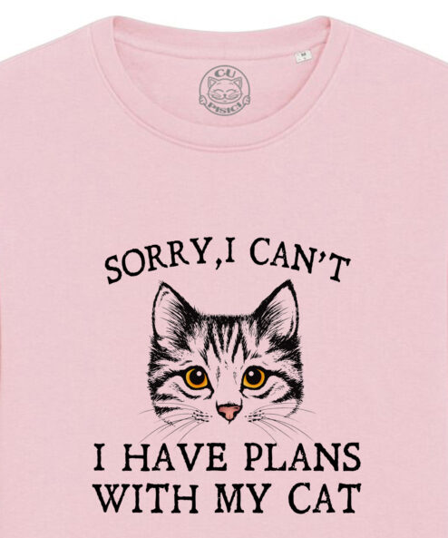 Bluza Premium-I Have Plans With My Cat, Unisex