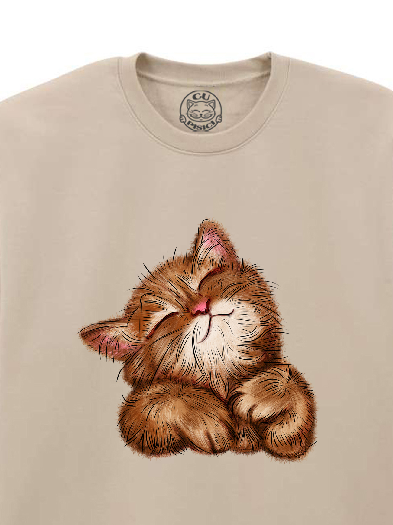 Bluza printata-Super Cute Cat, Unisex