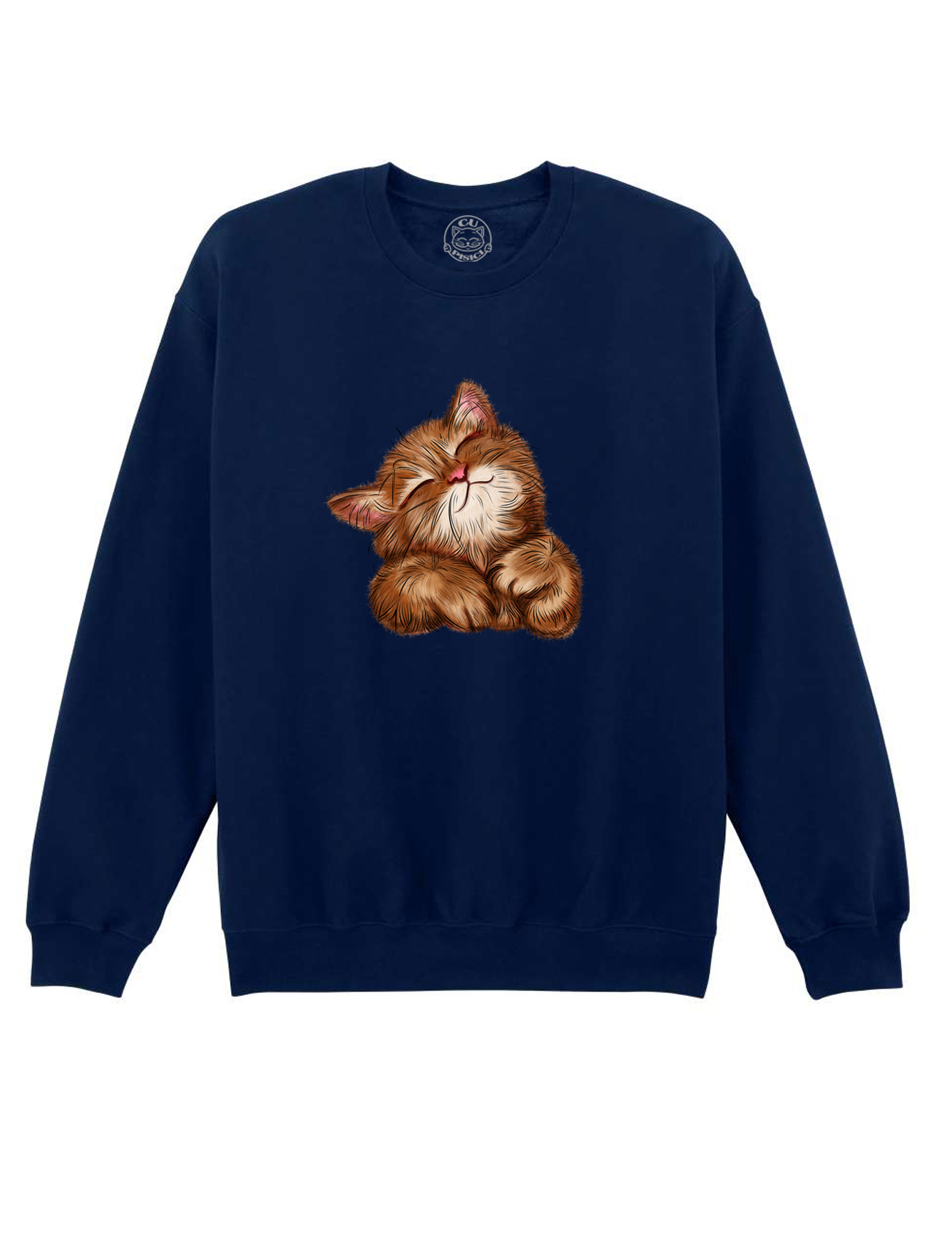 Bluza printata-Super Cute Cat, Unisex