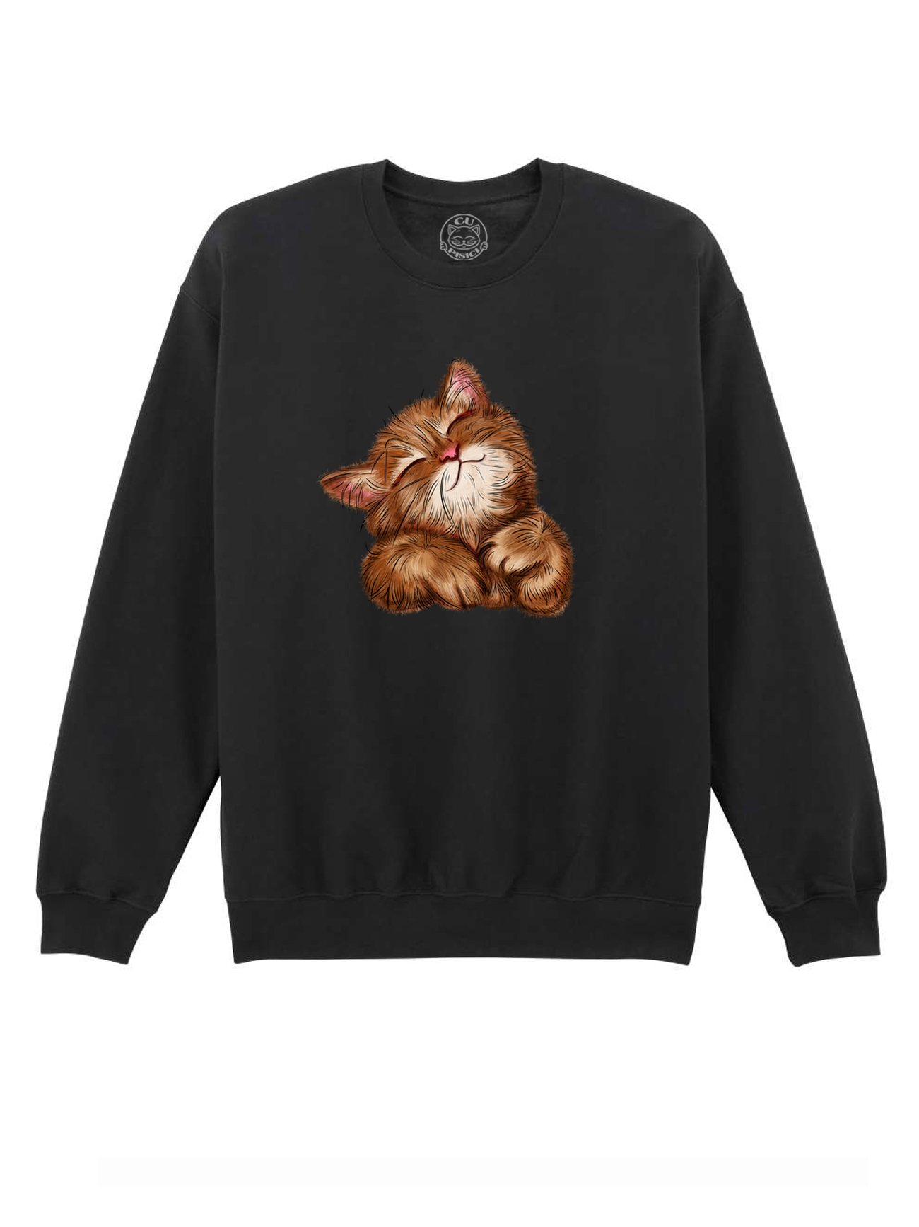 Bluza printata-Super Cute Cat, Unisex