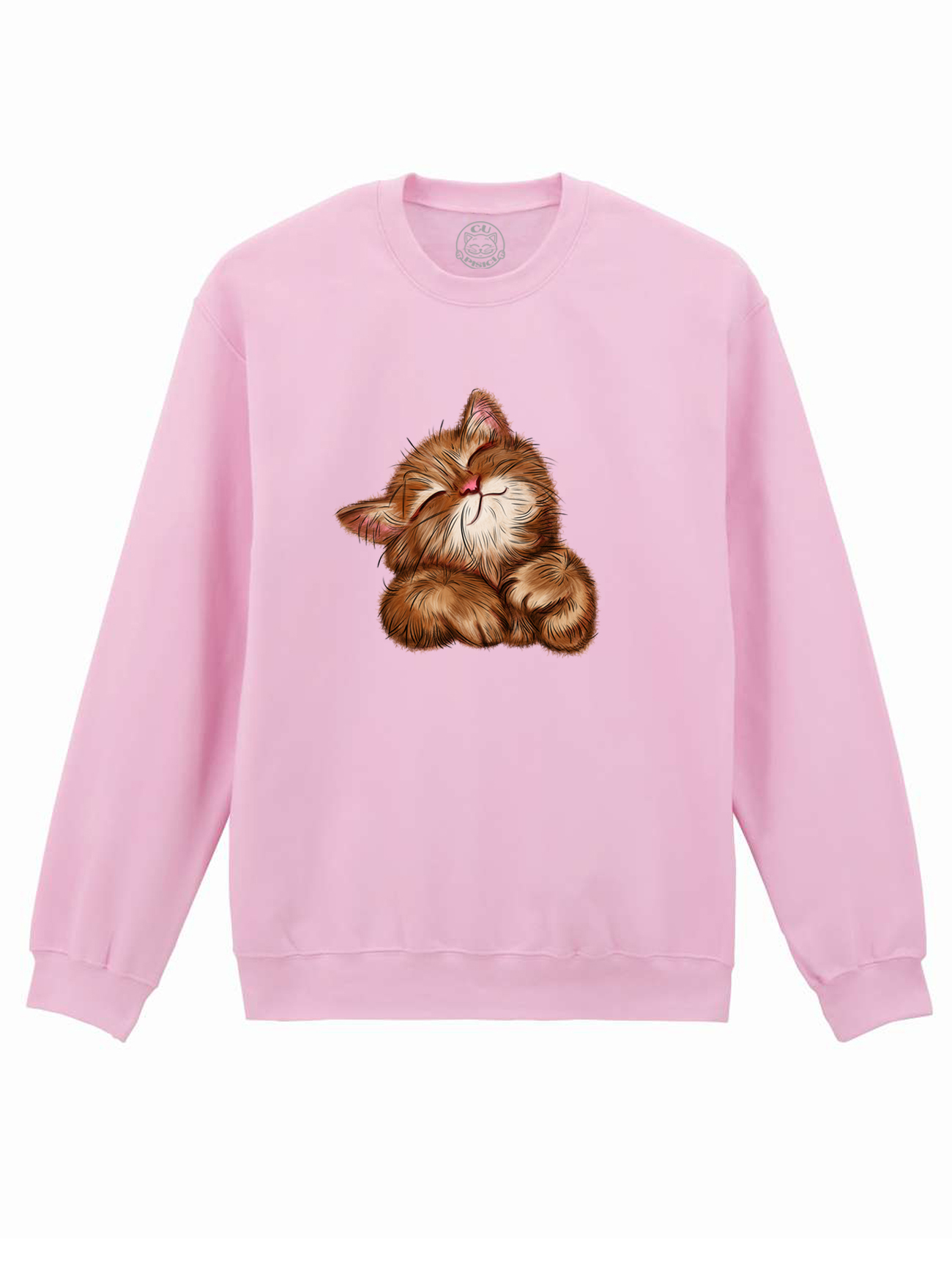Bluza printata-Super Cute Cat, Unisex