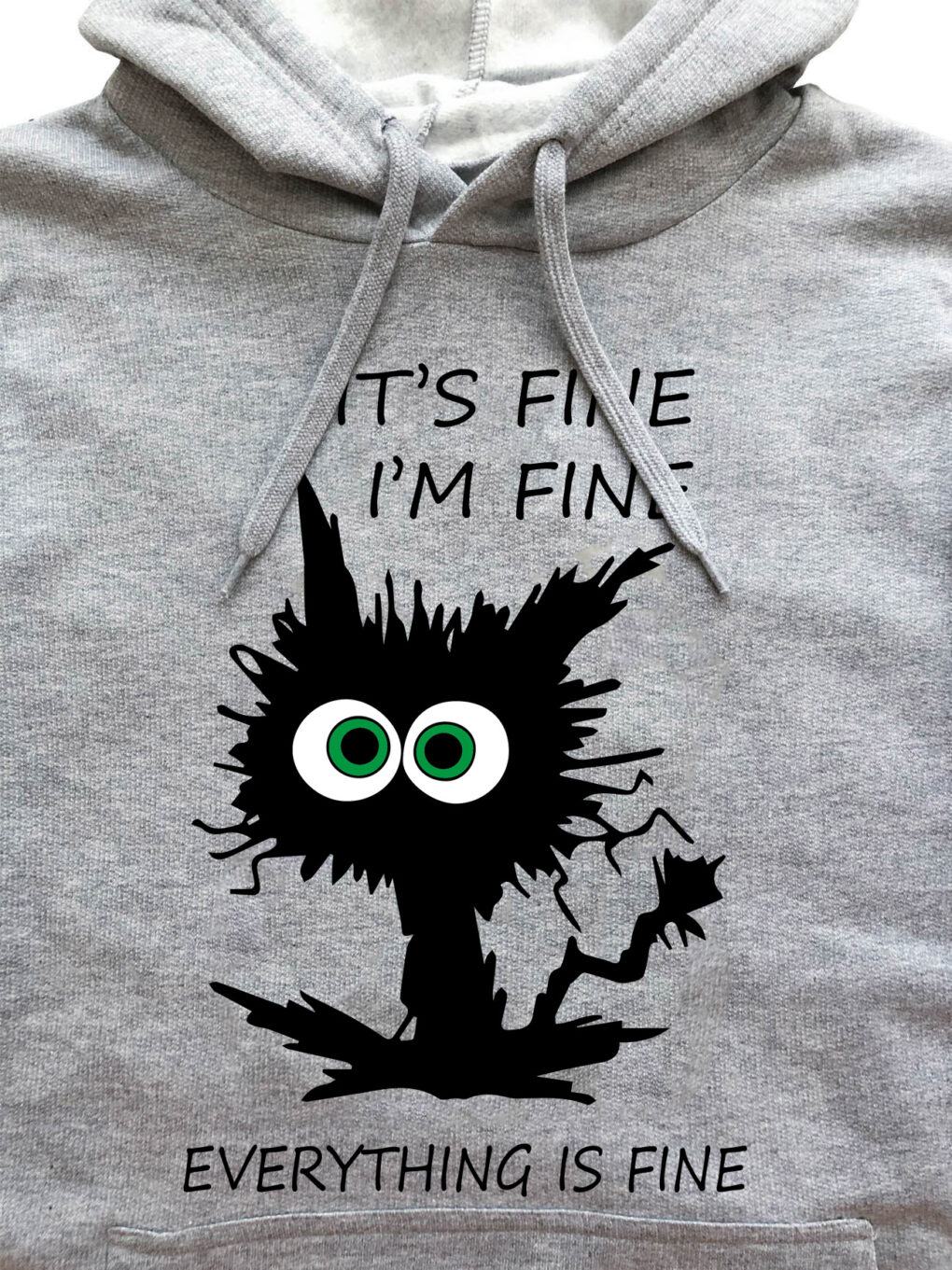 Hanorac printat-I'm Fine, Unisex