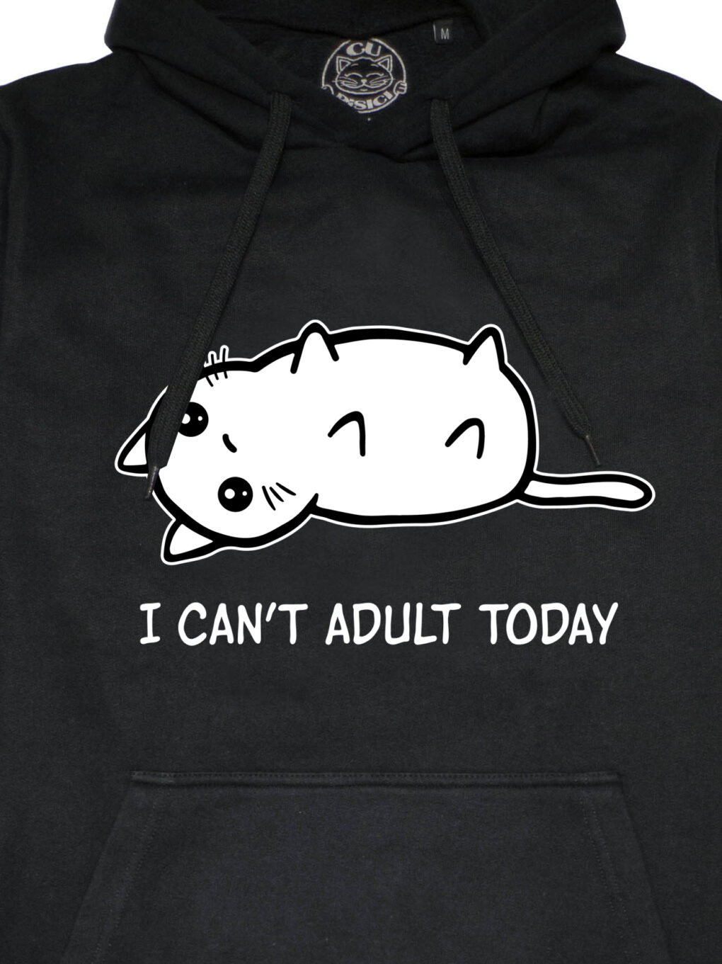 Hanorac printat-I Can't Adult Today, Unisex