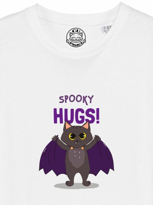 Tricou din bumbac organic Premium-Spooky Hugs