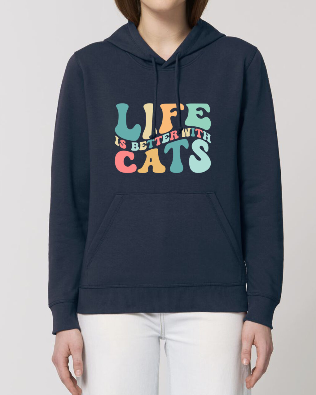 Hanorac Premium-Life Is Better With Cats, Unisex