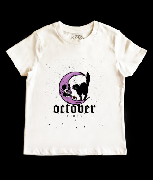 Tricou bumbac-October Vibes, Copii