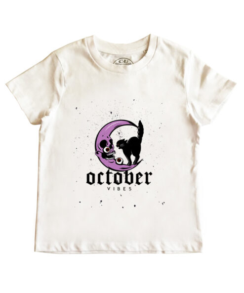 Tricou bumbac-October Vibes, Copii