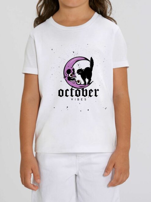 Tricou din bumbac organic Premium-October Vibes