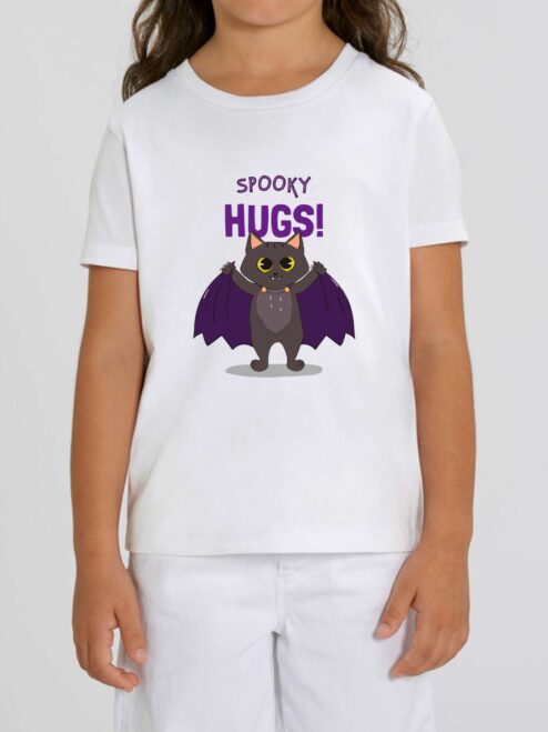 Tricou din bumbac organic Premium-Spooky Hugs