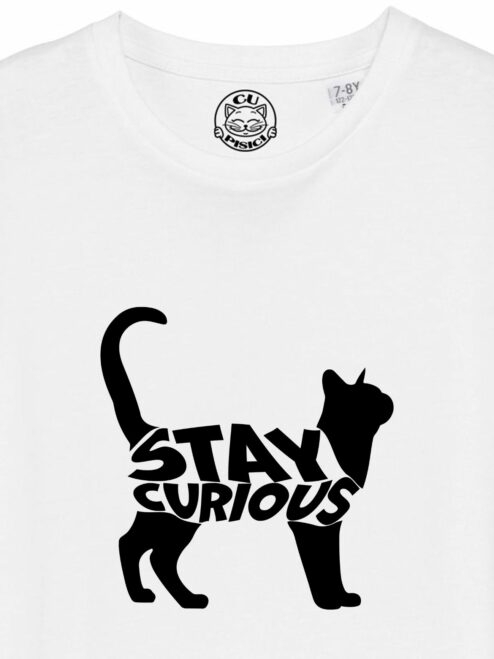 Tricou din bumbac organic Premium-Stay Curious