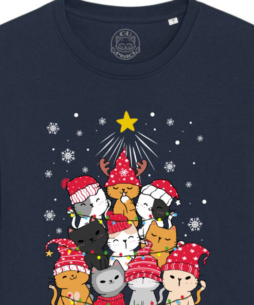 Bluza Premium-Meow Christmas Tree, Unisex