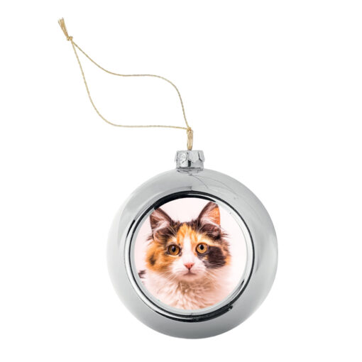 Glob personalizat cu Poza Pisicii Tale-Argintiu