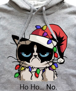 Hanorac printat-Christmas Grumpy Cat, Unisex