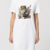 Rochie bumbac organic-Cats and Books