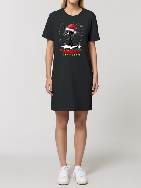 Rochie bumbac organic-Grinch Cat