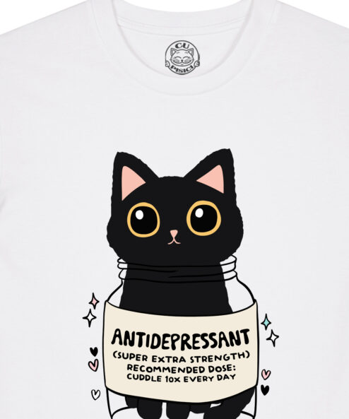 Tricou bumbac organic-Antidepressant, Barbati