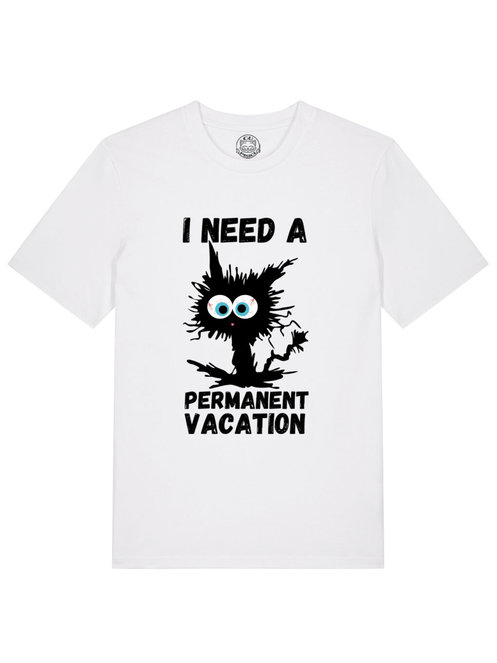 Tricou bumbac organic-I need a permanent vacation, Barbati - imagine 4