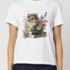 Tricou bumbac organic-Cats and Books, Femei
