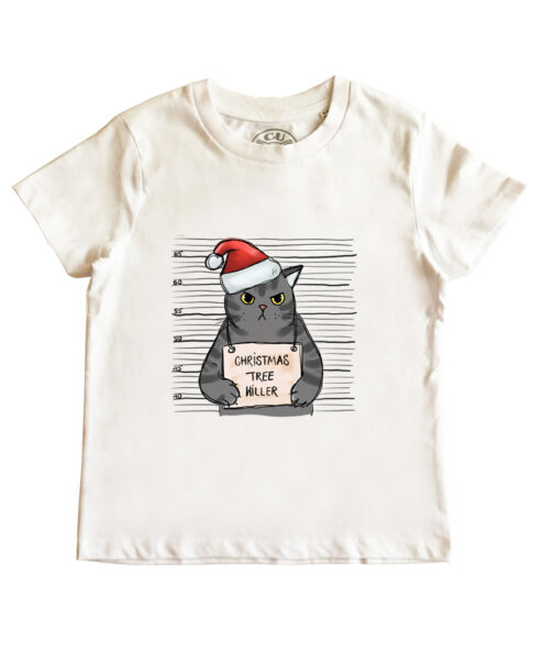 Tricou bumbac-Christmas Tree Killer, Copii