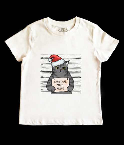 Tricou bumbac-Christmas Tree Killer, Copii