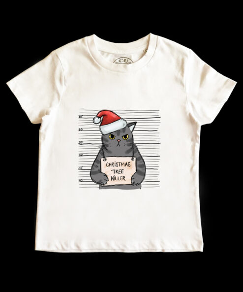 Tricou bumbac-Christmas Tree Killer, Copii