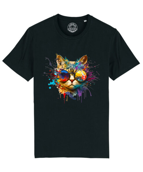 Tricou bumbac organic-Energy Cat, Barbati