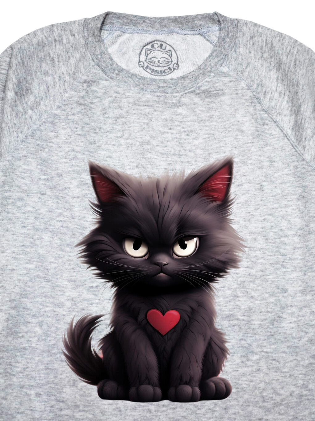 Bluza Printata-Grumpy Meowlentine, Femei