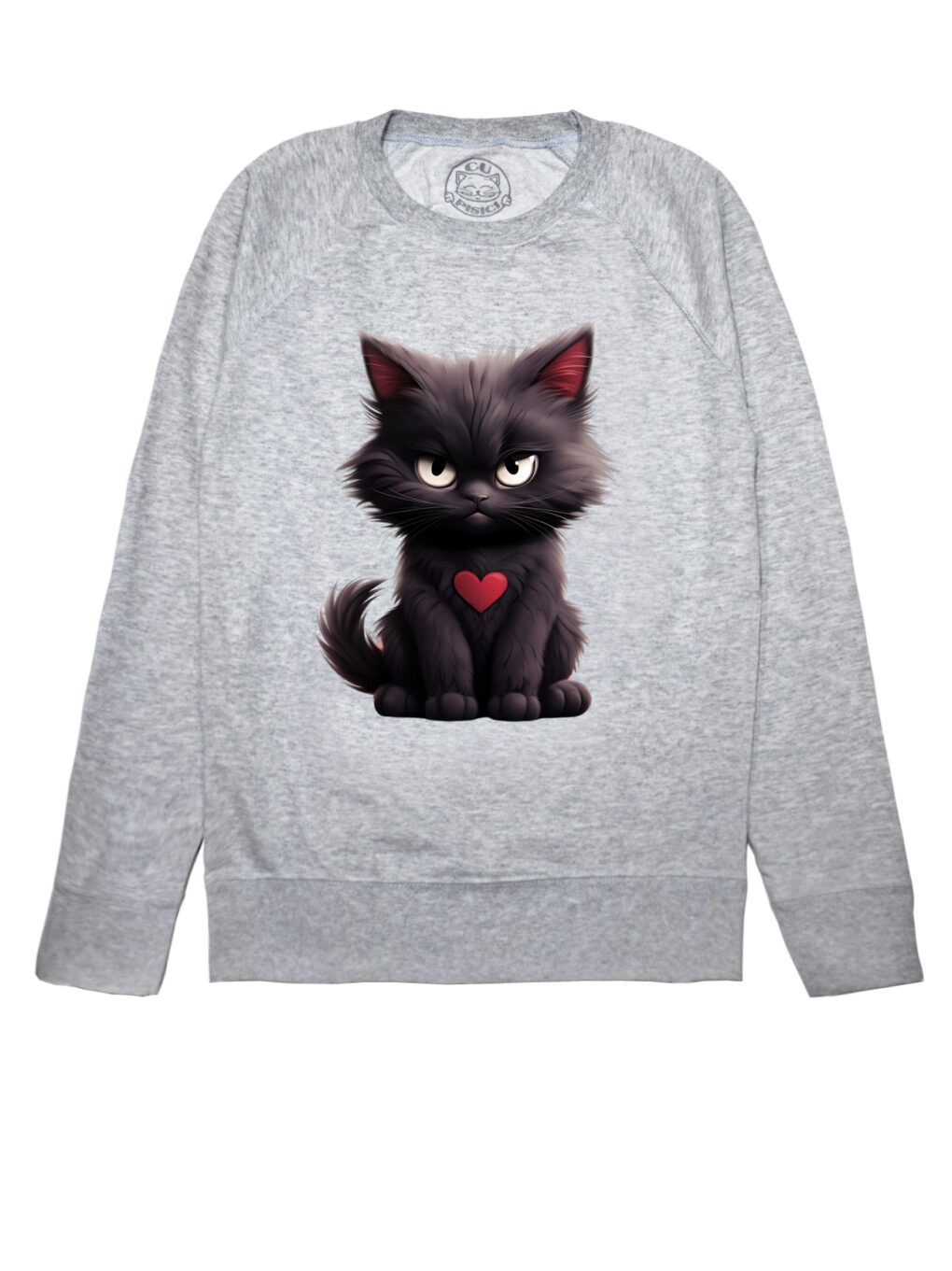 Bluza Printata-Grumpy Meowlentine, Femei