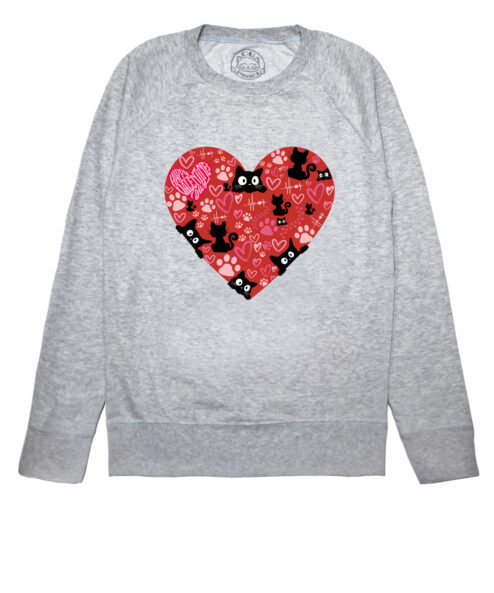 Bluza Printata-I Love Cats, Femei