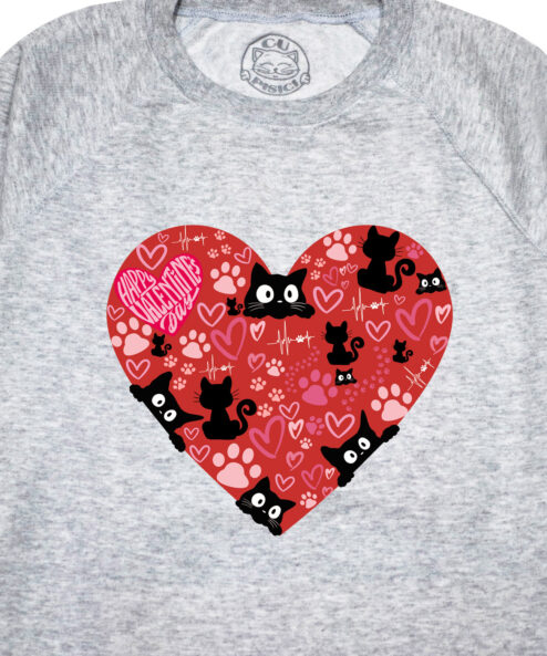 Bluza Printata-I Love Cats, Femei