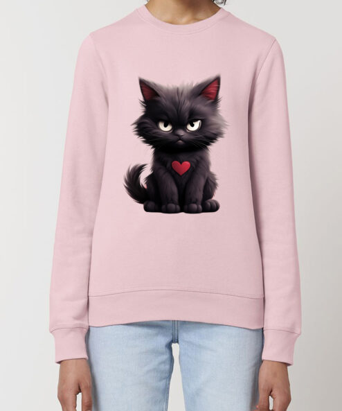 Bluza Premium-Grumpy Meowlentine, Unisex