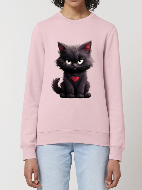 Bluza Premium-Grumpy Meowlentine, Unisex