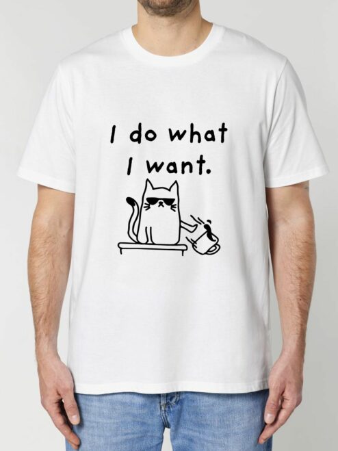 Tricou din bumbac organic Premium-I Do What I Want, Barbati