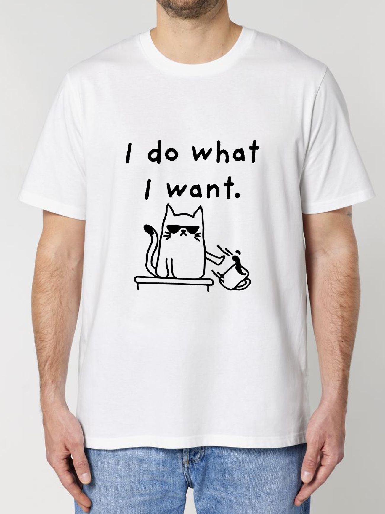 Tricou din bumbac organic Premium-I Do What I Want, Barbati